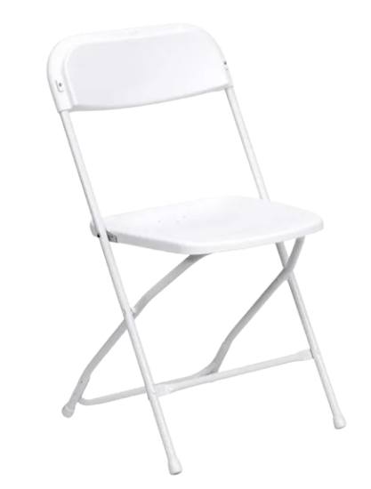 Picture of CHAIR, WHITE (Plastic Folding)