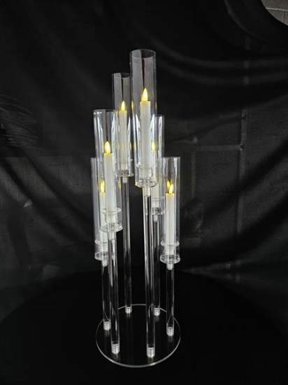 Picture of CENTER, 6 Arm Acrylic Candelabra