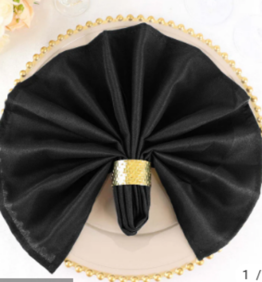 Picture of LINEN, TRC NAPKIN (BLK)