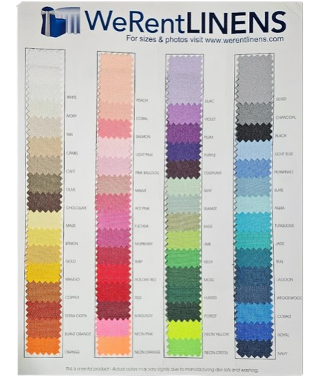 Picture of LINEN, 90 X 90 SQ(5' RD)SP/ORDER