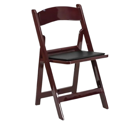 Picture of CHAIR, PADDED MAHOGANY(Resin Fold)